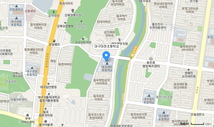 학교 찾아오시는 길 지도
